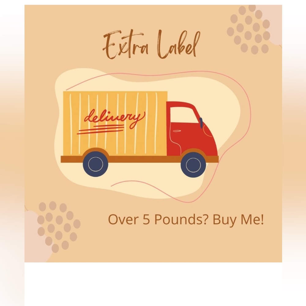 Over 5 lb label